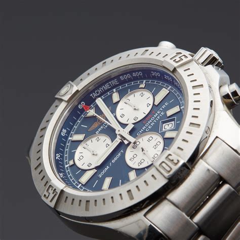 breitling colt chronograph rubber strap|Breitling colt pre owned.